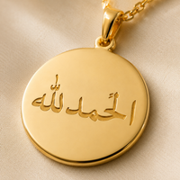 Mashallah Word Pendant Necklace