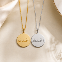 Mashallah Word Pendant Necklace
