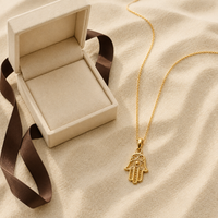 Hamsa Hand Pendant Necklace